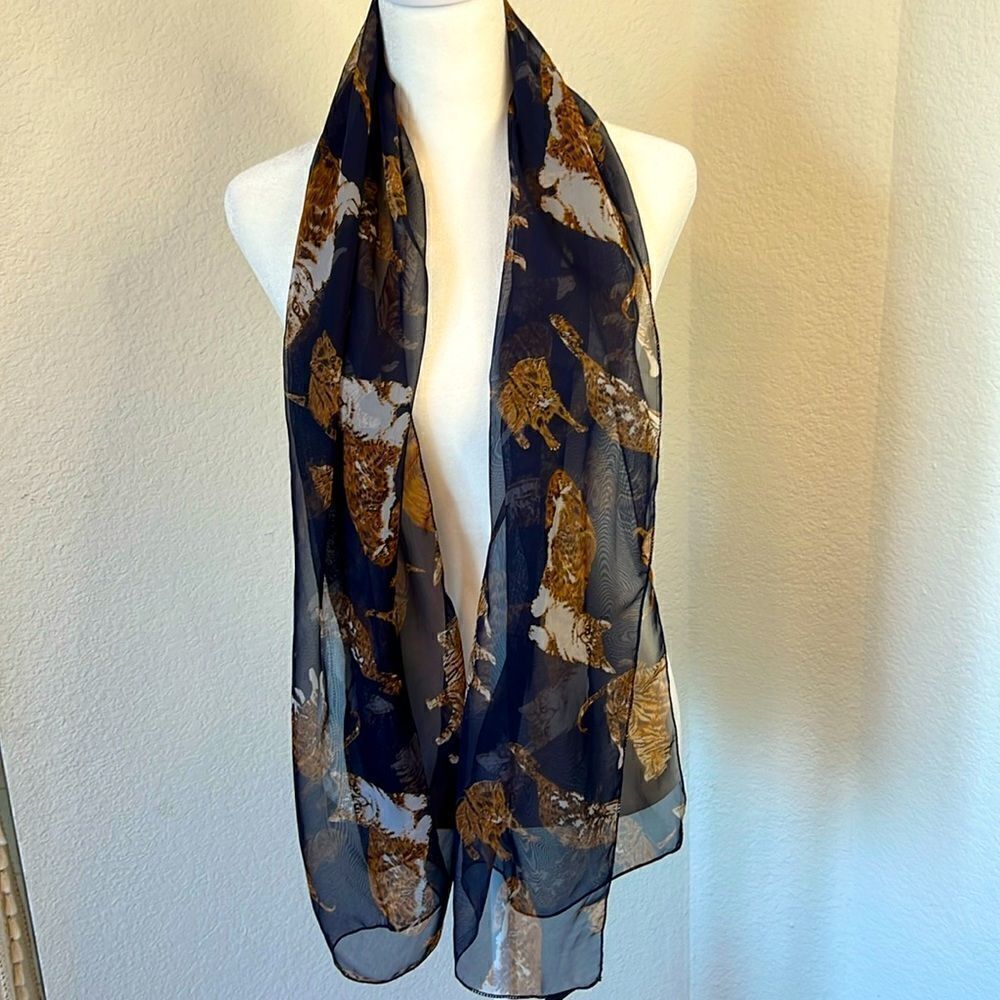 Super Cute Sheer Cat Scarf
